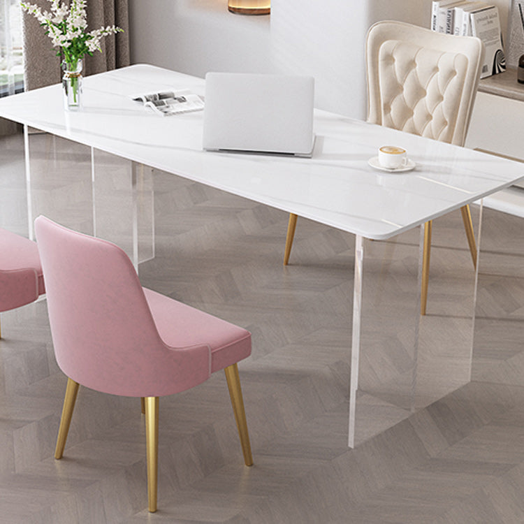 Table de travail de bureau du rectangle moderne