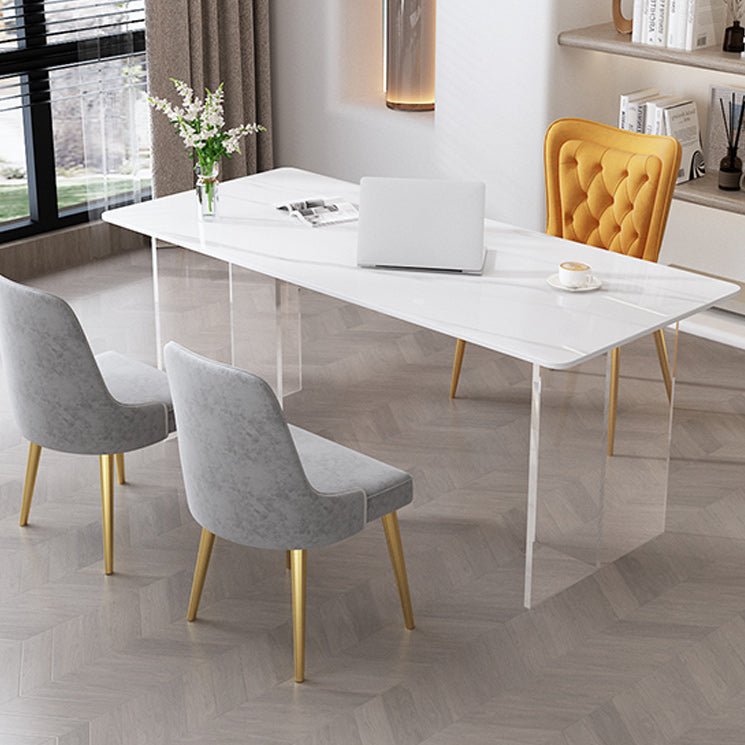 Table de travail de bureau du rectangle moderne