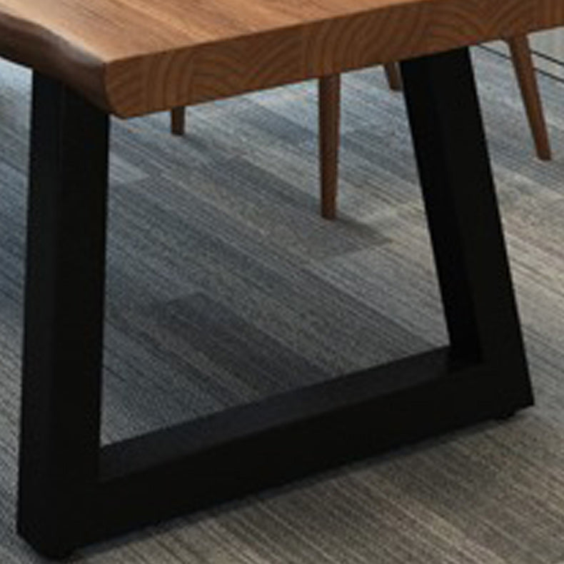 29"H Industrial Office Desk Rectangular Solid Wood Writing Desk Clearhalo 'furn' 'furn_office_desk' 'Furniture' 'Office Desks' 'Office Furniture' 'office_desk' 6231760