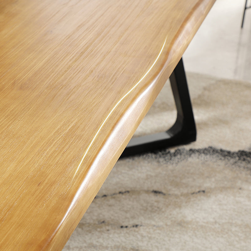 Massief hout rechthoekig schrijfbureau industriële vergaderbureau voor thuis