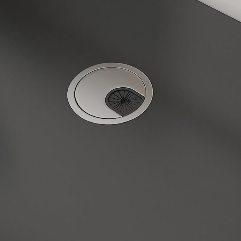 Contemporary Wooden Computer Desk Bedroom Office Desk with Cable Management Clearhalo 'furn' 'furn_office_desk' 'Furniture' 'Office Desks' 'Office Furniture' 'office_desk' 6231895