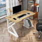 Contemporary Wooden Computer Desk Bedroom Office Desk with Cable Management White Natural Clearhalo 'furn' 'furn_office_desk' 'Furniture' 'Office Desks' 'Office Furniture' 'office_desk' 6231898