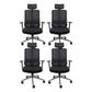 Modern Desk Chair Ergonomic Computer Chair High-Back Chair with Wheels
