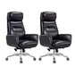 Contemporary PU Computer Chair High Back Swivel Managers Chair 2 Piece Set Clearhalo 'furn' 'furn_office_chair' 'Furniture' 'Office Chairs' 'Office Furniture' 'office_chair' 6232074