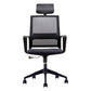 Fixed Arms Swivel Chair Modern Style Office Ergonomic Mesh Task Chair 1 Piece Star Base With Headrest Clearhalo 'furn' 'furn_office_chair' 'Furniture' 'Office Chairs' 'Office Furniture' 'office_chair' 6232101