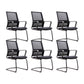 Fixed Arms Swivel Chair Modern Style Office Ergonomic Mesh Task Chair 6 Piece Set Arch Without Headrest Clearhalo 'furn' 'furn_office_chair' 'Furniture' 'Office Chairs' 'Office Furniture' 'office_chair' 6232119