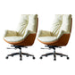 29" Wide Contemporary Managers Chair Yellow Leather Executive Chair 2 Piece Set Clearhalo 'furn' 'furn_office_chair' 'Furniture' 'Office Chairs' 'Office Furniture' 'office_chair' 6232125