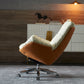 29" Wide Contemporary Managers Chair Yellow Leather Executive Chair Clearhalo 'furn' 'furn_office_chair' 'Furniture' 'Office Chairs' 'Office Furniture' 'office_chair' 6232127