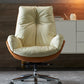 29" Wide Contemporary Managers Chair Yellow Leather Executive Chair Clearhalo 'furn' 'furn_office_chair' 'Furniture' 'Office Chairs' 'Office Furniture' 'office_chair' 6232129