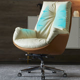 29 "広い現代マネージャーチェアイエローレザーエグゼクティブチェア