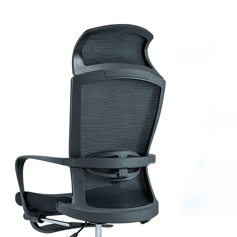 Modern High Back Desk Chair Swivel Mesh Chair with Fixed Arms Clearhalo 'furn' 'furn_office_chair' 'Furniture' 'Office Chairs' 'Office Furniture' 'office_chair' 6232154