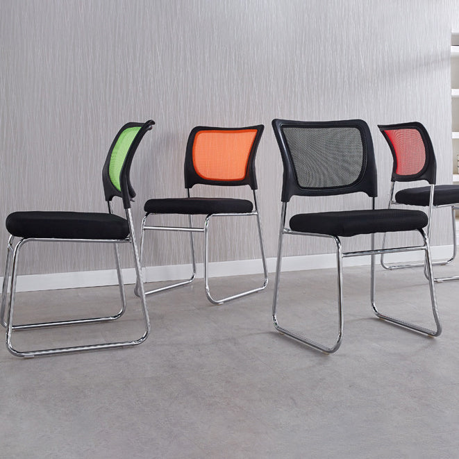 Moderner Schreibtischstuhl Mesh Computerstuhl mitten zurück und armlosen Stuhl