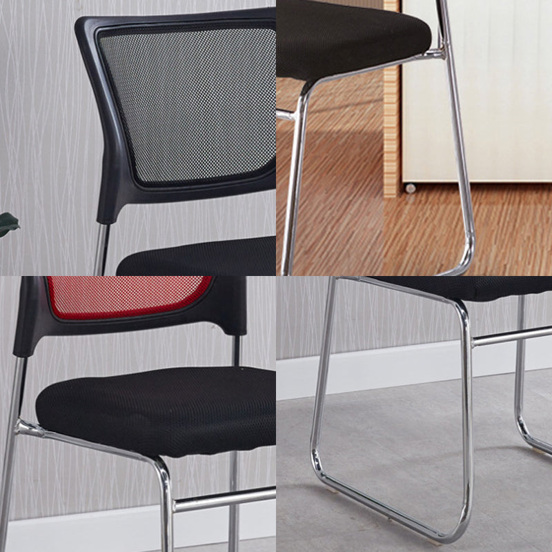 Moderner Schreibtischstuhl Mesh Computerstuhl mitten zurück und armlosen Stuhl