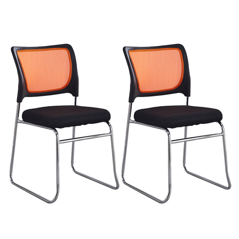 Moderner Schreibtischstuhl Mesh Computerstuhl mitten zurück und armlosen Stuhl