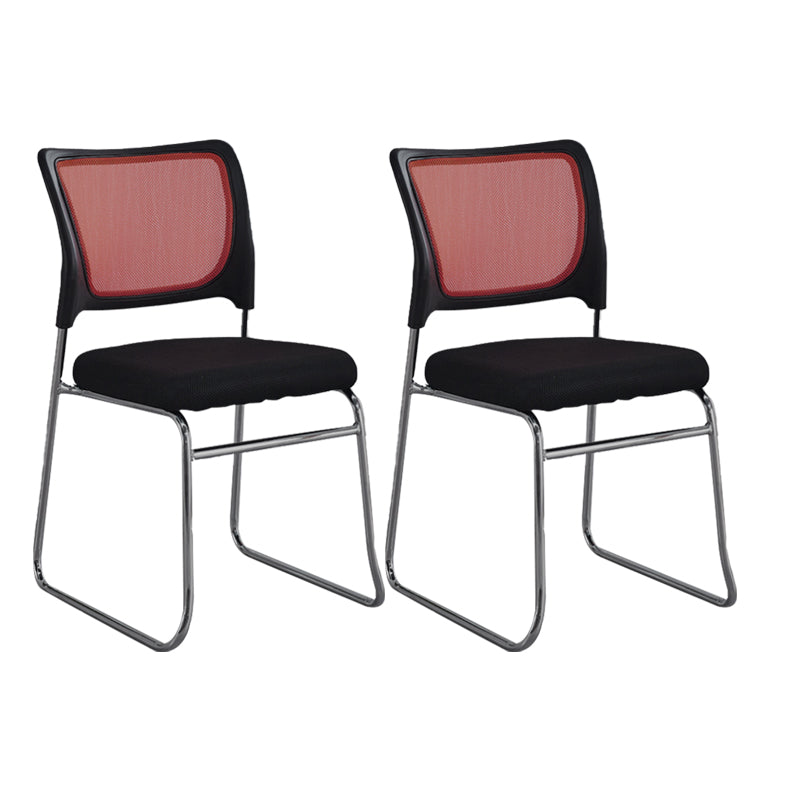 Moderner Schreibtischstuhl Mesh Computerstuhl mitten zurück und armlosen Stuhl