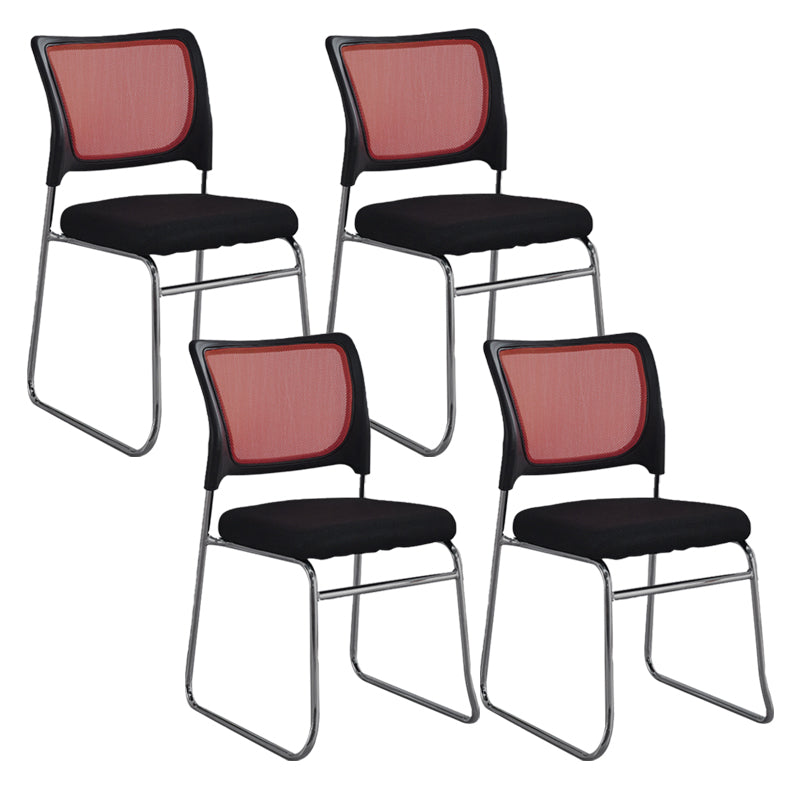 Moderner Schreibtischstuhl Mesh Computerstuhl mitten zurück und armlosen Stuhl