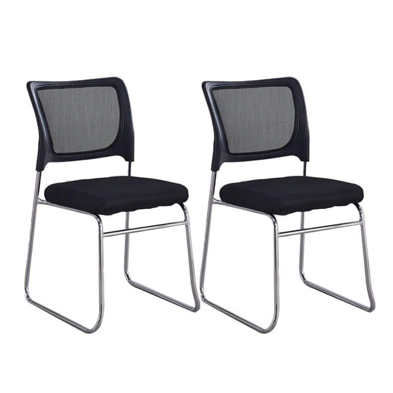 Moderner Schreibtischstuhl Mesh Computerstuhl mitten zurück und armlosen Stuhl