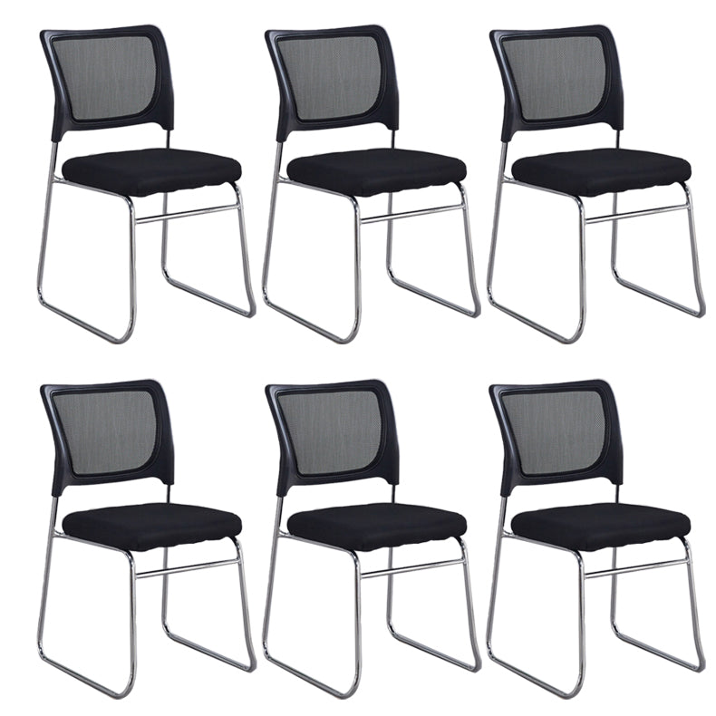 Moderner Schreibtischstuhl Mesh Computerstuhl mitten zurück und armlosen Stuhl