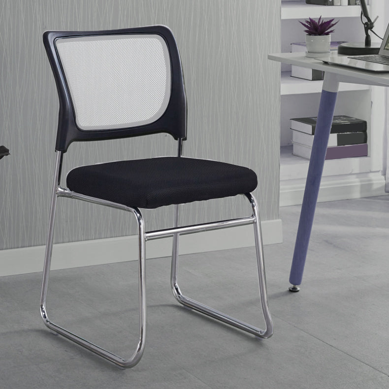 Moderner Schreibtischstuhl Mesh Computerstuhl mitten zurück und armlosen Stuhl