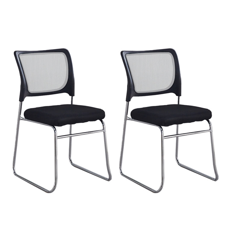 Moderner Schreibtischstuhl Mesh Computerstuhl mitten zurück und armlosen Stuhl