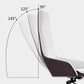 Faux Leather Office Chair Contemporary Nylon Desk Chair in White Clearhalo 'furn' 'furn_office_chair' 'Furniture' 'Office Chairs' 'Office Furniture' 'office_chair' 6232300