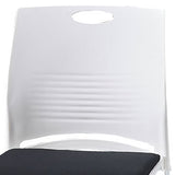 ミッドバックカンファレンスチェアコンテンポラリープラスチック製のホイールオフィスチェア