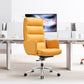 Chaise de direction contemporaine à dossier haut, chaise pivotante exécutive