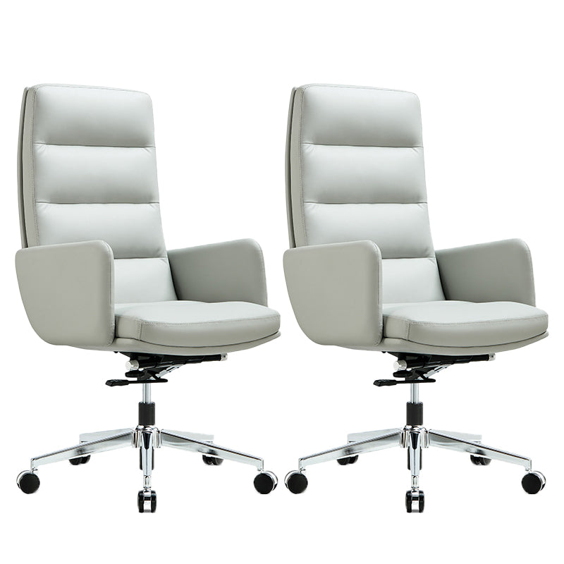 Chaise de direction contemporaine à dossier haut, chaise pivotante exécutive