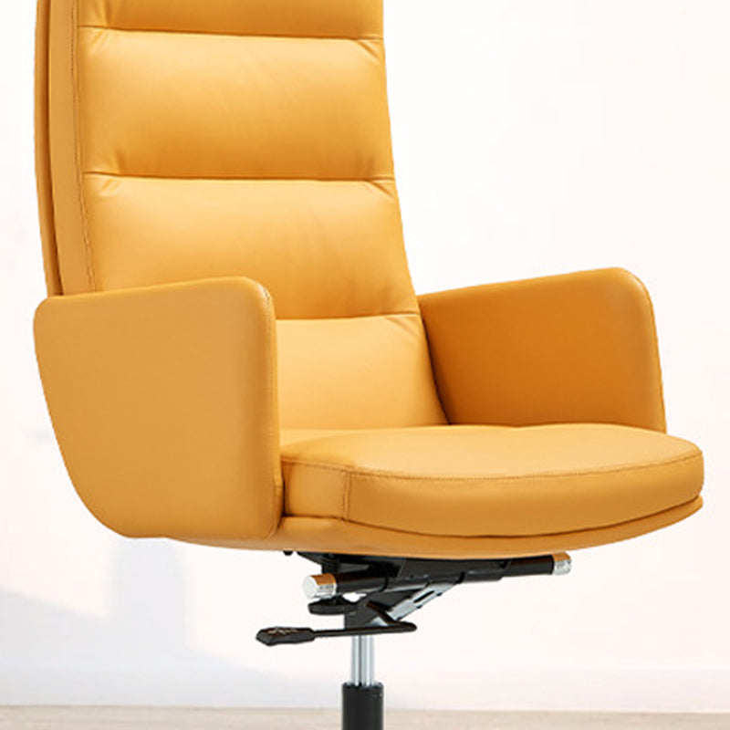 Chaise de direction contemporaine à dossier haut, chaise pivotante exécutive