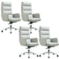 Chaise de direction contemporaine à dossier haut, chaise pivotante exécutive