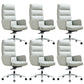 Chaise de direction contemporaine à dossier haut, chaise pivotante exécutive