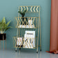 Contemporary Bookshelf Metal Vertical Shelf Bookcase for Living Room Clearhalo 'Bookcases' 'furn' 'furn_bookcases' 'Furniture' 'Office Furniture' 6232513