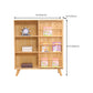 Wooden Standard Bookcase Natural Modern Closed Back Bookshelf with Doors Clearhalo 'Bookcases' 'furn' 'furn_bookcases' 'Furniture' 'Office Furniture' 6232530