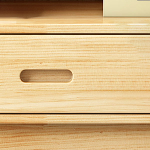 Wooden Modern Bookcase Standard Natural Closed Back Bookshelf with Shelves Clearhalo 'Bookcases' 'furn' 'furn_bookcases' 'Furniture' 'Office Furniture' 6232559