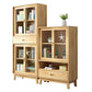 Wooden Modern Bookcase Standard Natural Closed Back Bookshelf with Shelves Clearhalo 'Bookcases' 'furn' 'furn_bookcases' 'Furniture' 'Office Furniture' 6232563