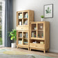 Wooden Modern Bookcase Standard Natural Closed Back Bookshelf with Shelves Clearhalo 'Bookcases' 'furn' 'furn_bookcases' 'Furniture' 'Office Furniture' 6232565