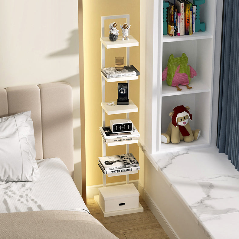 Modern Shelf Bookcase Engineered Wood Open Back Bookshelf for Living Room