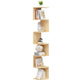 Modern Pine Bookcase Wall Mounted Book Shelf for Living Room Clearhalo 'Bookcases' 'furn' 'furn_bookcases' 'Furniture' 'Office Furniture' 6232711