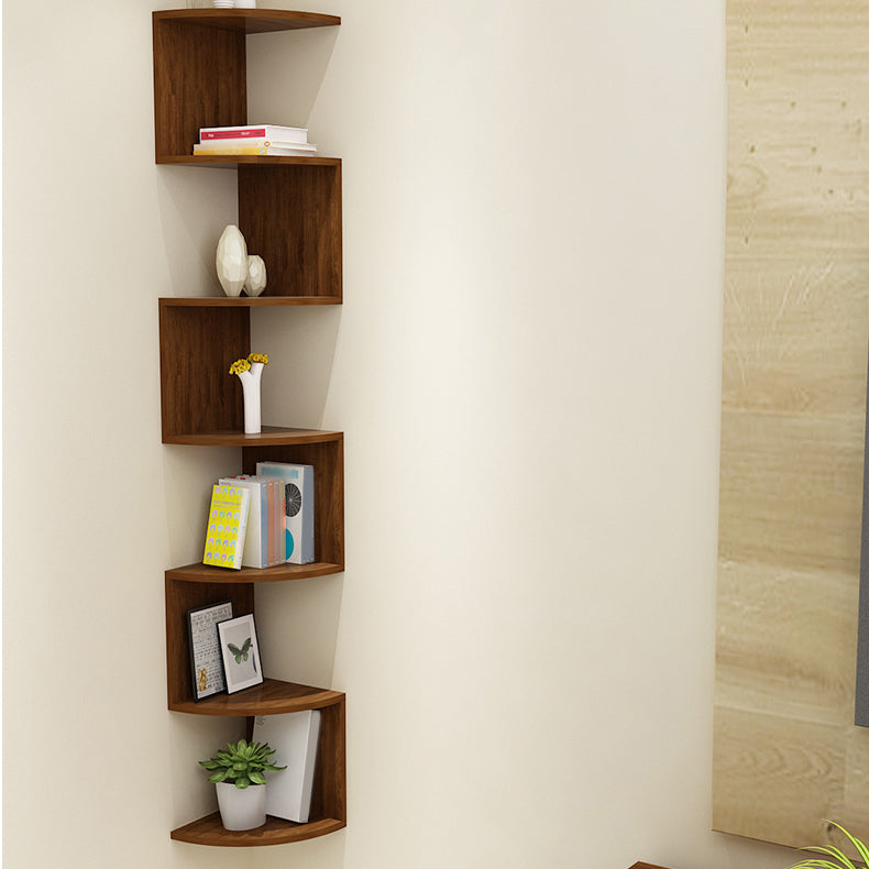 Modern Pine Bookcase Wall Mounted Book Shelf for Living Room Clearhalo 'Bookcases' 'furn' 'furn_bookcases' 'Furniture' 'Office Furniture' 6232717