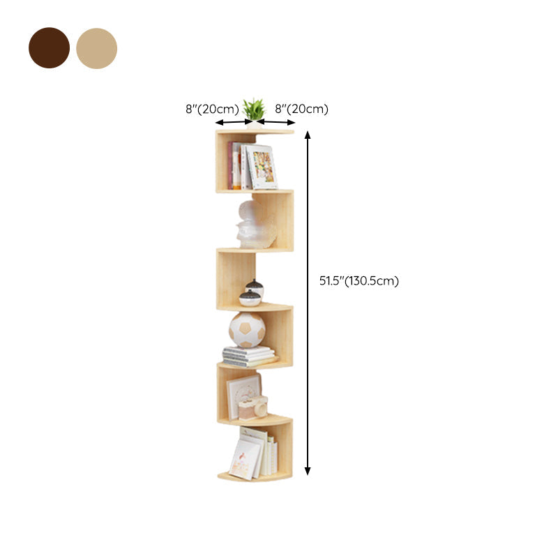 Modern Pine Bookcase Wall Mounted Book Shelf for Living Room Clearhalo 'Bookcases' 'furn' 'furn_bookcases' 'Furniture' 'Office Furniture' 6232720