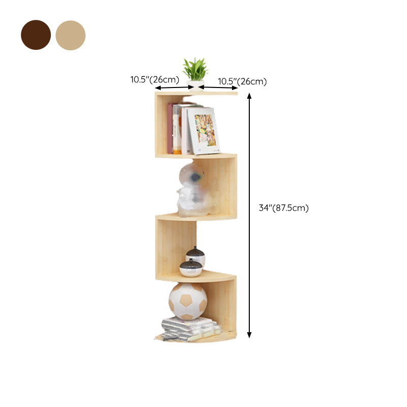 Modern Pine Bookcase Wall Mounted Book Shelf for Living Room Clearhalo 'Bookcases' 'furn' 'furn_bookcases' 'Furniture' 'Office Furniture' 6232722