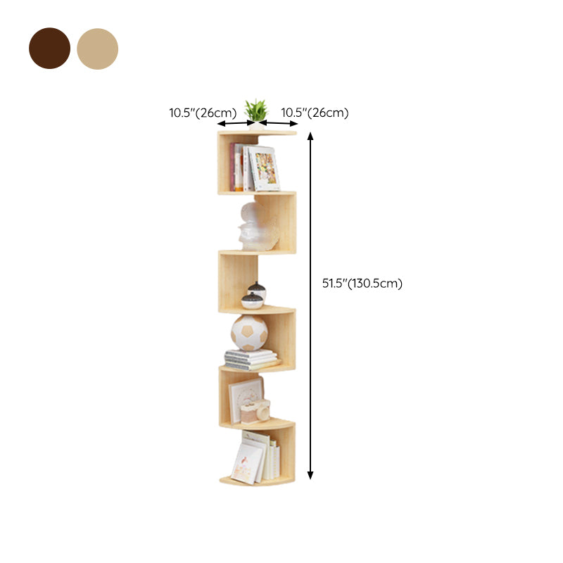 Modern Pine Bookcase Wall Mounted Book Shelf for Living Room Clearhalo 'Bookcases' 'furn' 'furn_bookcases' 'Furniture' 'Office Furniture' 6232723