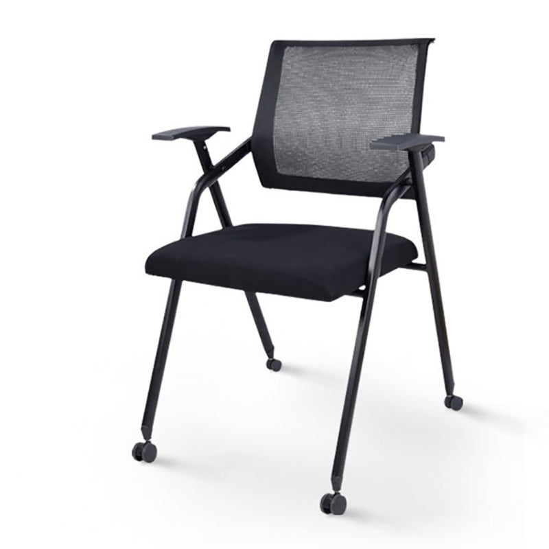 Contemporary Microfiber Arm Chair Conference Mid-Back Office Chair Clearhalo 'furn' 'furn_office_chair' 'Furniture' 'Office Chairs' 'Office Furniture' 'office_chair' 6232733