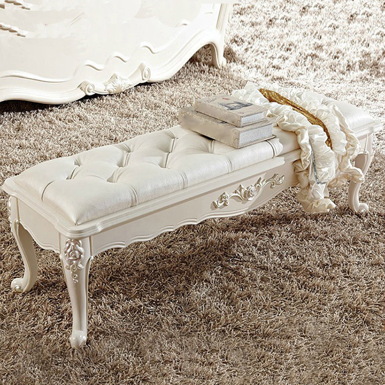 Rectangle Seating Bench Cushioned Upholstered Entryway and Bedroom Bench Clearhalo 'Benches' 'Chairs & Seating' 'furn' 'furn_benches' 'Furniture' 'Living Room Furniture' 6232779