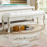 Rectangle Seating Bench Cushioned Upholstered Entryway and Bedroom Bench Clearhalo 'Benches' 'Chairs & Seating' 'furn' 'furn_benches' 'Furniture' 'Living Room Furniture' 6232786