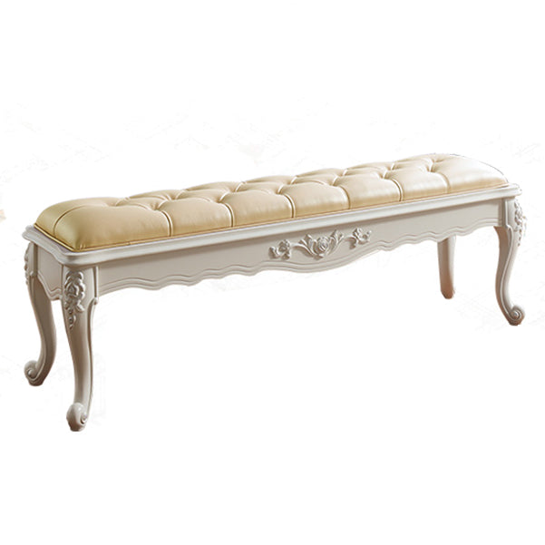 Rectangle Seating Bench Cushioned Upholstered Entryway and Bedroom Bench Clearhalo 'Benches' 'Chairs & Seating' 'furn' 'furn_benches' 'Furniture' 'Living Room Furniture' 6232788