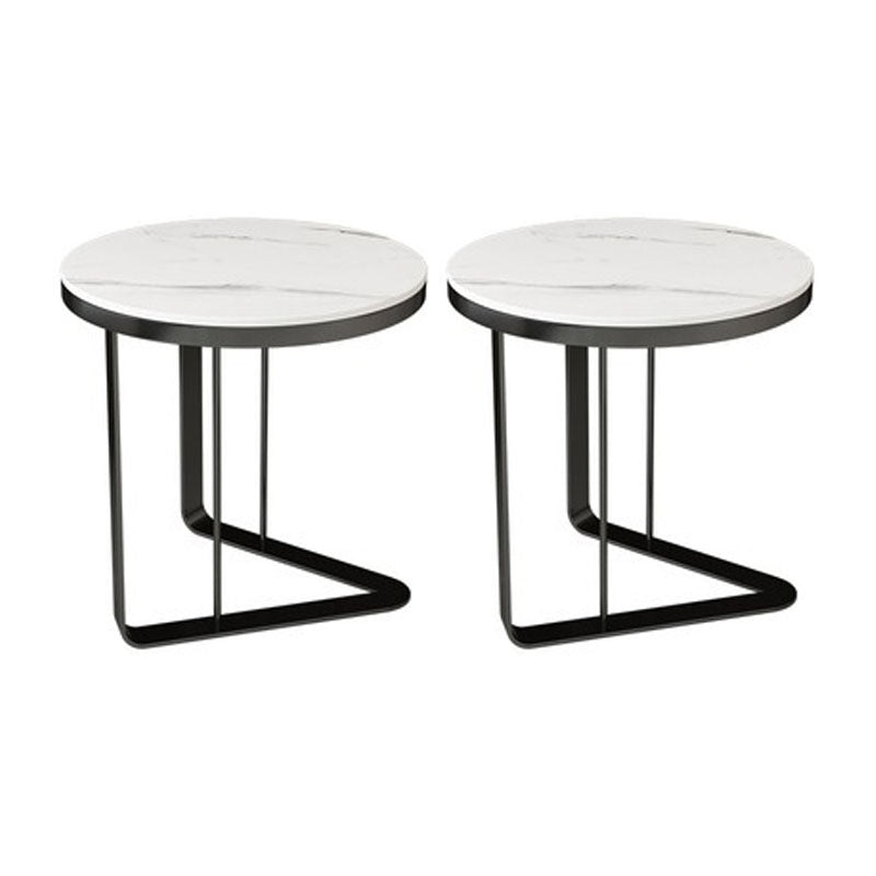 Mesa contemporánea de la tabla de la altura de la tabla del extremo metálico superior