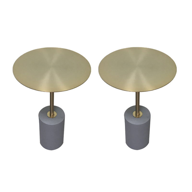 Tavolo laterale piedistallo round a metà secolo tavolo del soggiorno