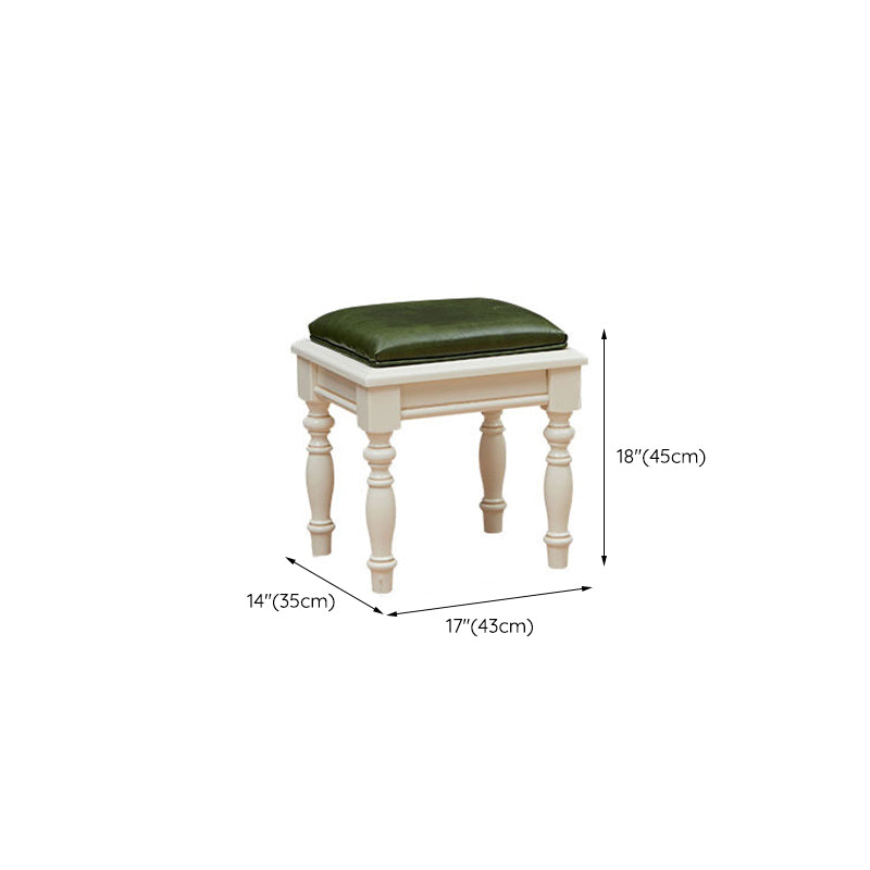 Tavolo da toeletta da toele da 4 cassette vittoriani per trucco in legno massiccio