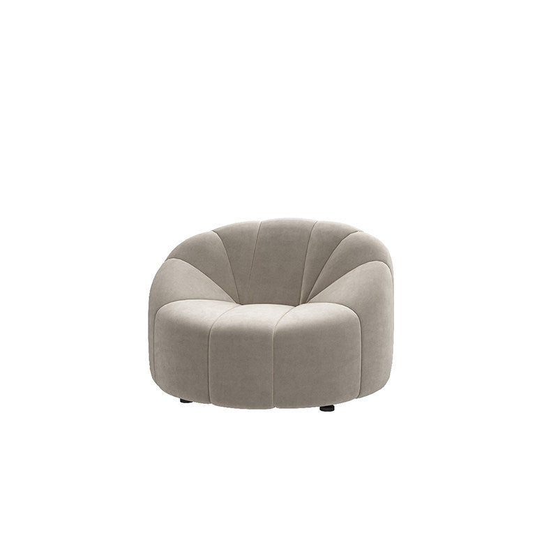 Contemporary Sloped Arms Sofa with Tight Back for Living Room